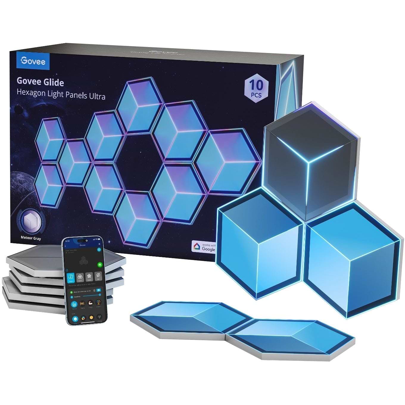 Світлодіодний світильник Govee H606A Glide Hexagon Light (H606AC81)