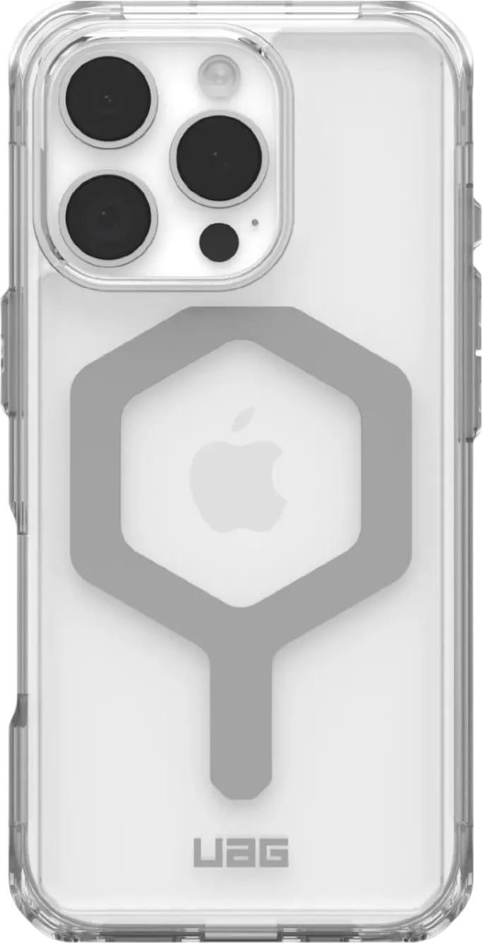 Чехол для смартфона UAG for iPhone 16 Pro, Plyo Magsafe, Ice/Silver (114480114333) - Фото 1