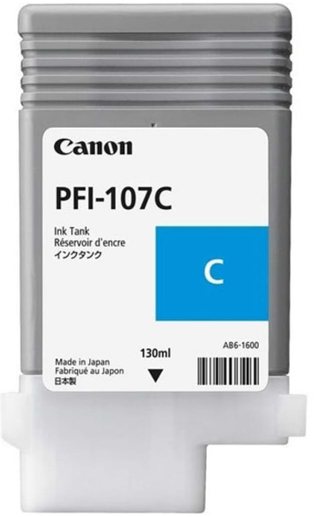 Картридж для струйных МФУ и принтеров Canon PFI-107 Cyan (6706B001AA) - Фото 1