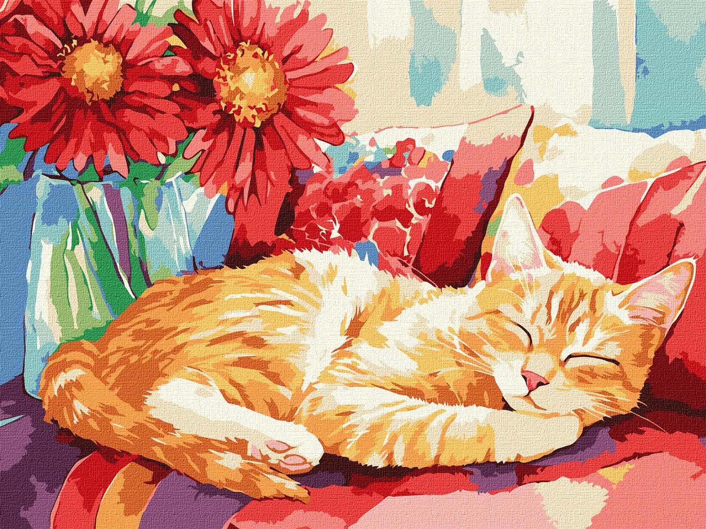 Купити Картина за номерами Ideyka "Денний сон" 30х40 см (KHO6709) - Фото 1 Картина за номерами Ideyka "Денний сон" 30х40 см (KHO6709) - Фото 1