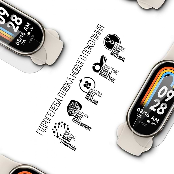 Фото - Защитная пленка для фитнес-браслета Armorstandart for Xiaomi Mi Band 8 9 шт. (ARM67091)