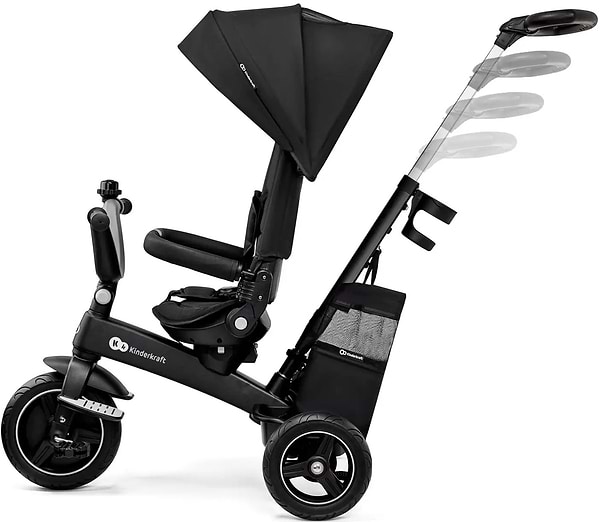 Фото - Триколісний велосипед Kinderkraft Easytwist Black (KREASY00BLK0000)