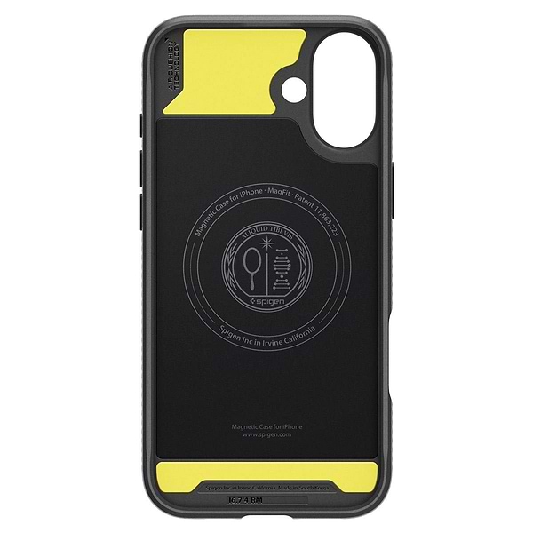 Фото - Чехол для смартфона Spigen iPhone 16, Rugged Armor MagFit, Matte Black (ACS08214)