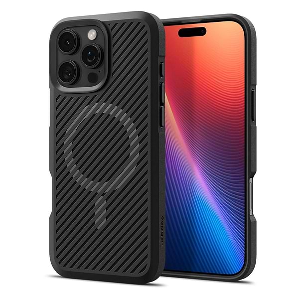 Фото - Чехол для смартфона Spigen iPhone 16 Pro, Core Armor MagFit, Matte Black (ACS08158)