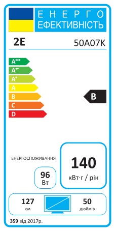 Фото - Телевизор 2E 50A07K