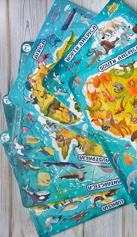 Фото - Пазли (5-7 років) Dodo з рамкою Австралія (R300179)