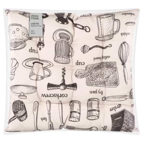 Подушка для стільця Ardesto Kitchen 40х40 см (ART03KN)