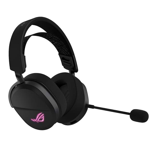 Фото - Гарнітура бездротова ігрова Asus ROG Pelta, USB-A/BT/WL Black (90YH0410-BHUA00)