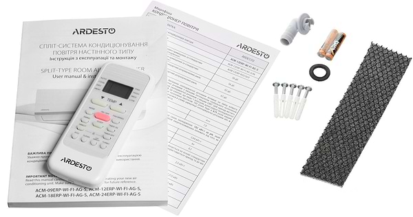 Фото - Кондиціонер спліт Ardesto ACM-11INV-R32-WF-AG-S