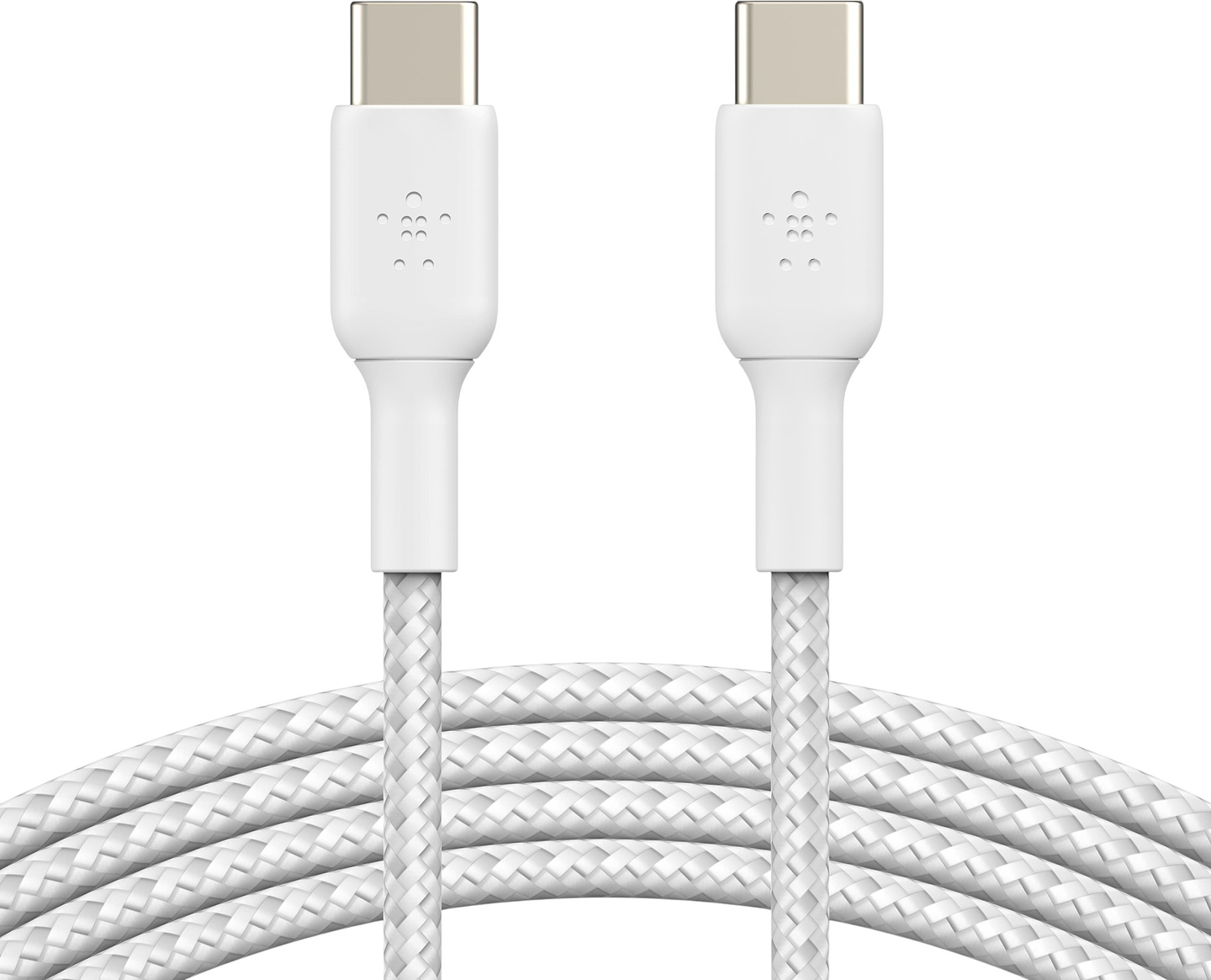 Кабель синхронізації даних Belkin USB-C > USB-C 2m White (CAB004BT2MWH) - Фото 1
