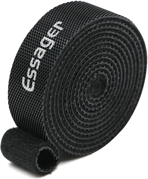 Органайзер для зберігання кабелів Essager Cable Organizer 1M Black (EXD-LX01)