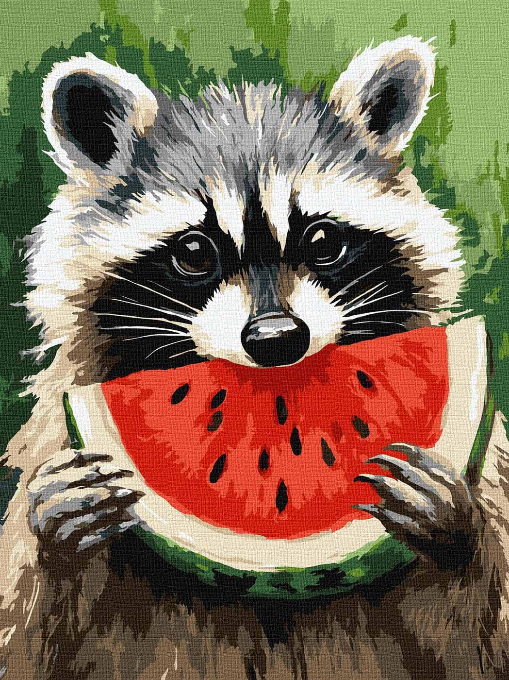 Картина за номерами Ideyka Соковитий кавун 30х40 см (KHO6745) - Фото 1