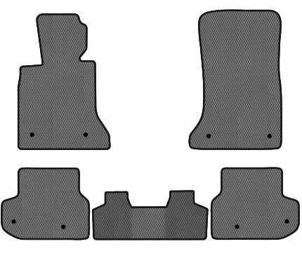 EVA коврики в салон авто EVAtech для 5 Series (F10) RWD Restyling BMW 2013-2017 6 поколение Sedan EUBM31674CB5BW8RGB