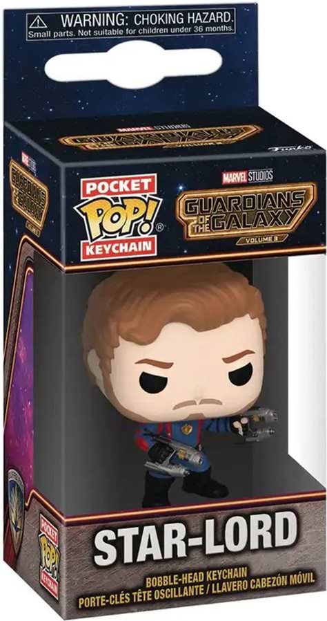 Фото - Колекційна фігурка FUNKO Вартові Галактики 3 Зірковий Лорд на кліпсі (67500)