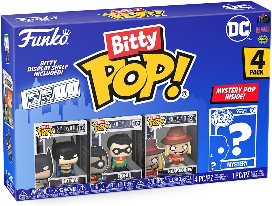 Коллекционные фигурки набор FUNKO POP (Bitty): DC - Batman 4PK (71311)