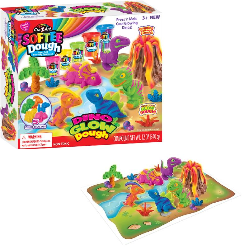 Ліплення з тіста Cra-Z-Art Динозаври з формами (66603CRA) - Фото 1