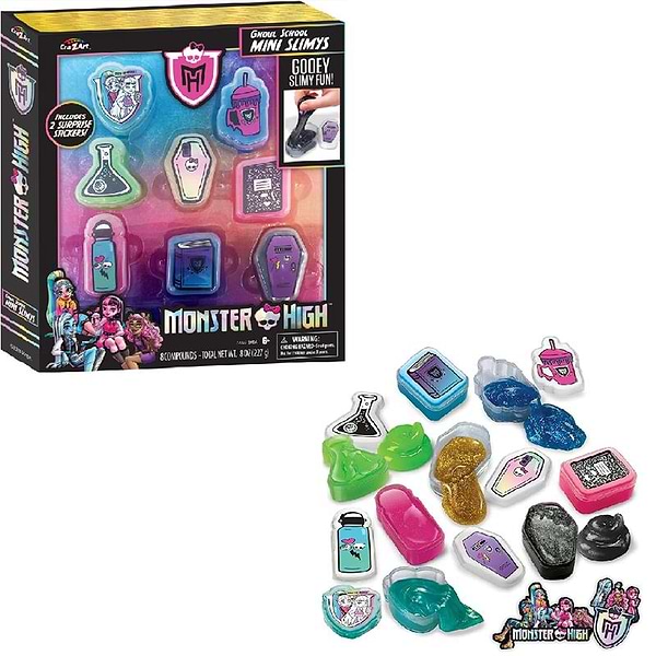 Фото - Слайм Cra-Z-Art Monster High Ghoul School Mini Mania (72227CRA)