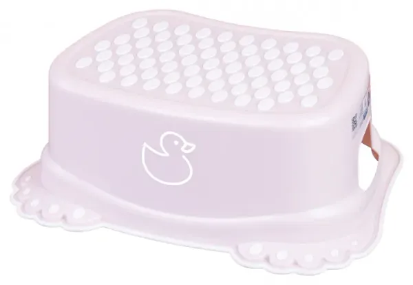 Фото - Підставка дитяча під умивальник Tega Baby Каченя з антиковзаючою гумою Світло-рожевий (DK-006-130)