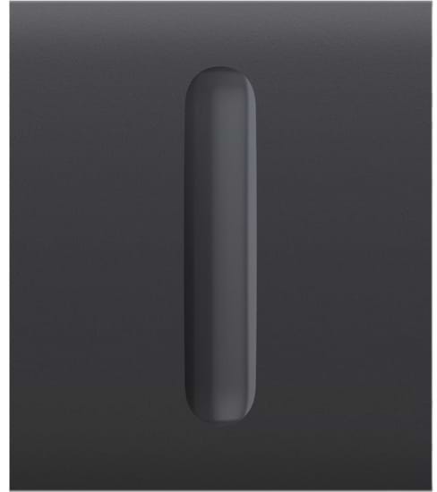 Кнопка для LightSwitch центральна для одноклавішного вимикача Ajax CenterButton Dimmer 1-gang 2-way for LightSwitch, Jeweler, graphite (000051275)