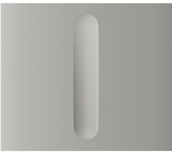 Кнопка для LightSwitch центральна для одноклавішного вимикача Ajax CenterButton Dimmer Vertical 1-gang 2-way for LightSwitch, Jeweler, oyster (000051292)