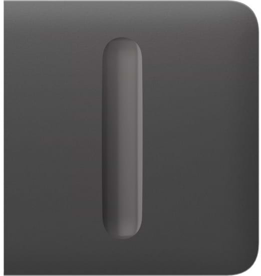 Кнопка LightSwitch бокова для одноклавішного вимикача Ajax SideButton Dimmer 1-gang 2-way for LightSwitch, Jeweler, grey (000051285)