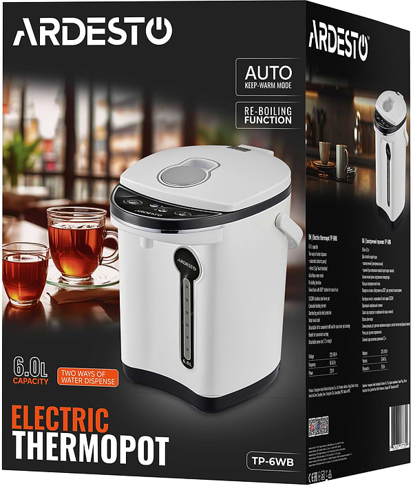 Фото - Термопот Ardesto TP-6WB