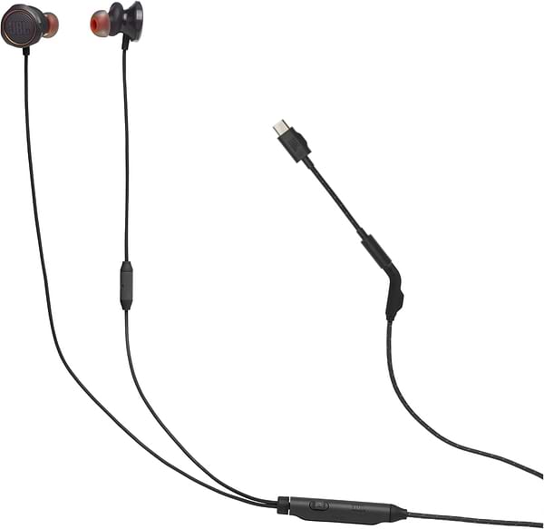 Фото - Наушники вкладыши проводные JBL Quantum 50C Black (JBLQTUM50CBLK)