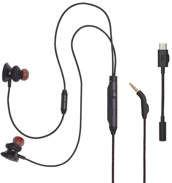 Фото - Наушники вкладыши проводные JBL Quantum 50C Black (JBLQTUM50CBLK)