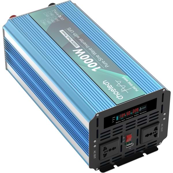 Фото - Инвертор автомобильный Choetech 12V 220V 1000W  (INV-C1000WUPS-EU)
