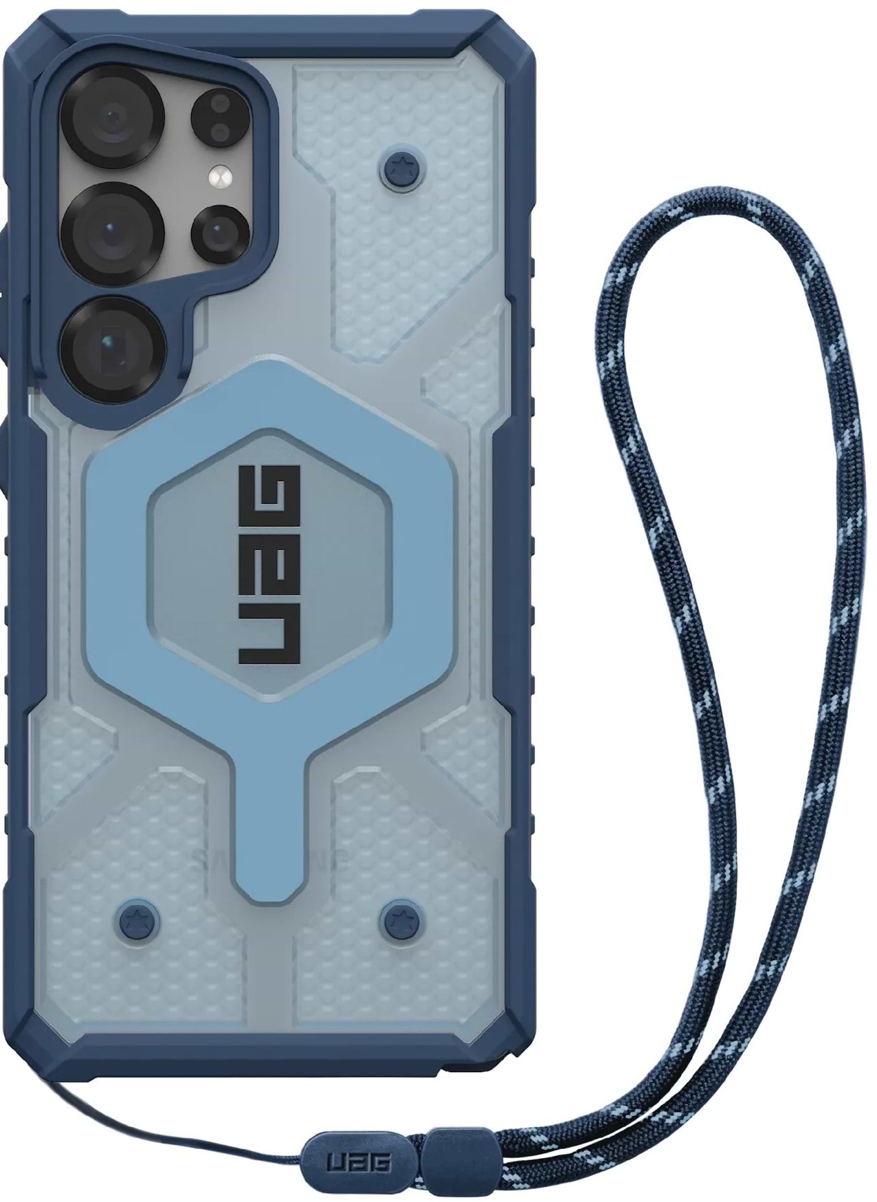 Чехол для смартфона UAG + ремешок for Samsung Galaxy S25 Ultra Pathfinder Clear with Magnet Bundle, Blues Lanyard (2144831BV03) - Фото 1