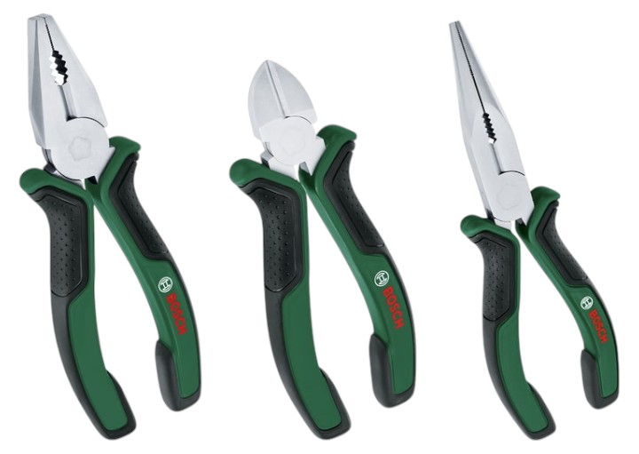 Купити Плоскогубці Bosch 3 шт. (1.600.A02.C0S) - Фото 1 Плоскогубці Bosch 3 шт. (1.600.A02.C0S) - Фото 1