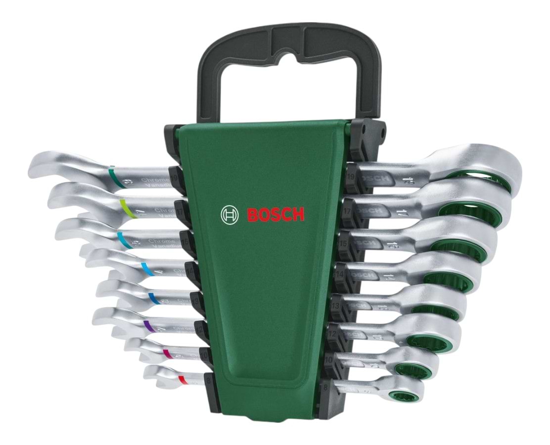 Набор комбинированных ключей Bosch 6-19 мм 8 шт. (1.600.A02.7PS)