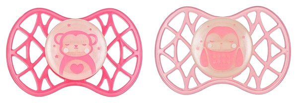 Фото - Ортодонтическая пустышка Nuvita Air55 Explorer 6m+ (обезьяна, сова) 2 шт. (NV7086GF)