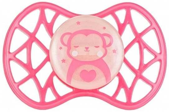 Фото - Ортодонтическая пустышка Nuvita Air55 Explorer 6m+ (обезьяна, сова) 2 шт. (NV7086GF)