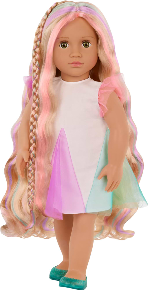 Купить Кукла Our Generation Тесси с растущими разноцветными волосами 46 см (BD31564Z) - Фото 1 Кукла Our Generation Тесси с растущими разноцветными волосами 46 см (BD31564Z) - Фото 1