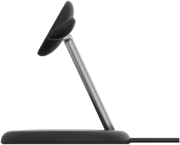 Фото - Бездротовий зарядний пристрій Belkin 3в1 Magnetic Adjustable Pad Qi2 15Вт Black (WIZ023VFBK)