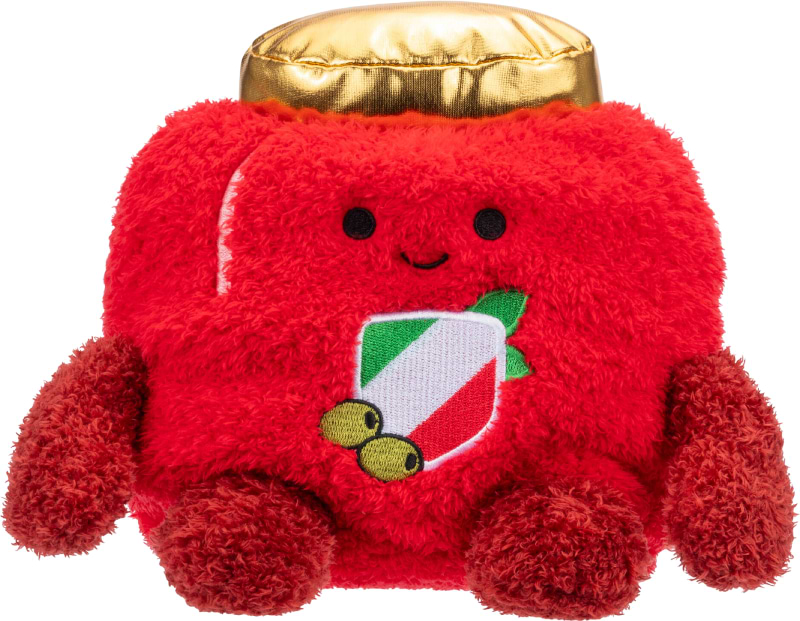 М'яка іграшка Bum Bumz TakeoutBumz Банка з Червоним Соусом Серафіна 19 см (RBBZ00493) - Фото 1