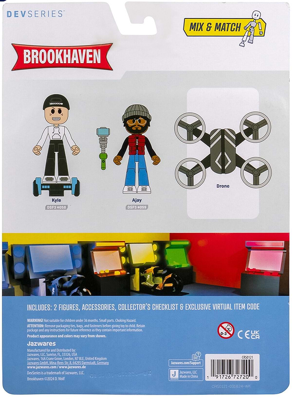 Фото - Набір ігрових фігурок DevSeries Game Pack Brookhaven: Techfluencers (CRS0121)