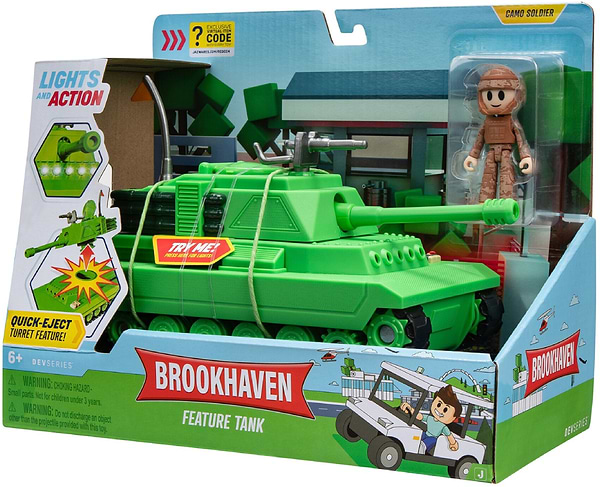 Фото - Набор игровых фигурок DevSeries Feature Vehicle Brookhaven: Tank (CRS0056)