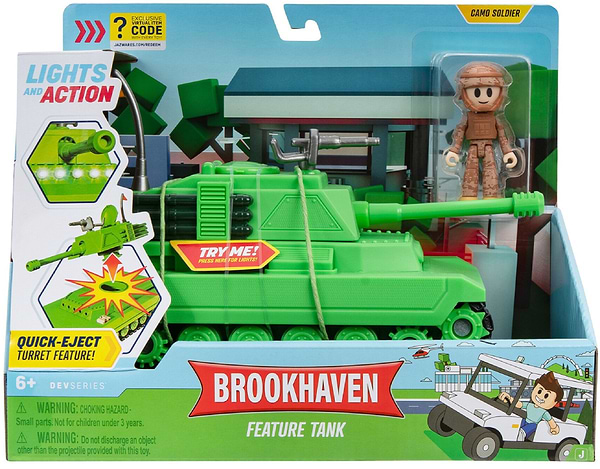 Фото - Набор игровых фигурок DevSeries Feature Vehicle Brookhaven: Tank (CRS0056)