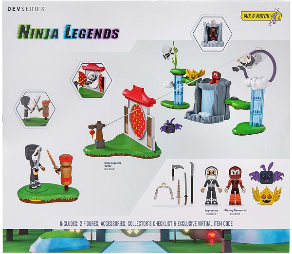 Фото - Набор игровых фигурок DevSeries Environmental Set Ninja Legends: Ninja Legends Valley (CRS0063)