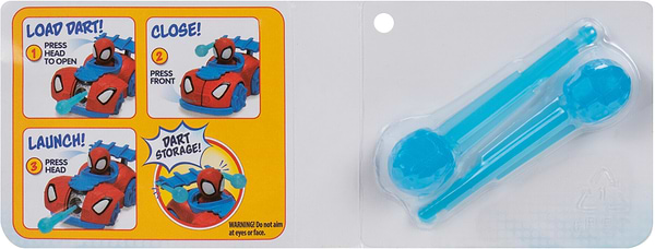 Фото - Наземна спецтехніка Spidey Little Vehicle Web Dart Zoomers Спайді (SNF0288)