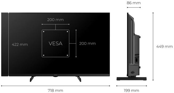 Фото - Телевізор KIVI 32F720QB