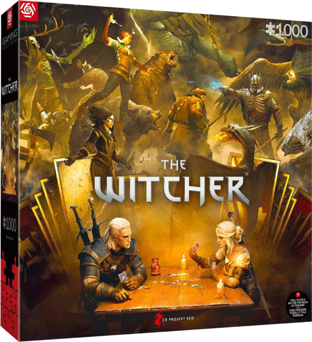 Пазлы (8+) Good Loot The Witcher Playing Gwent 1000 эл. (5908305249634) - Фото 1