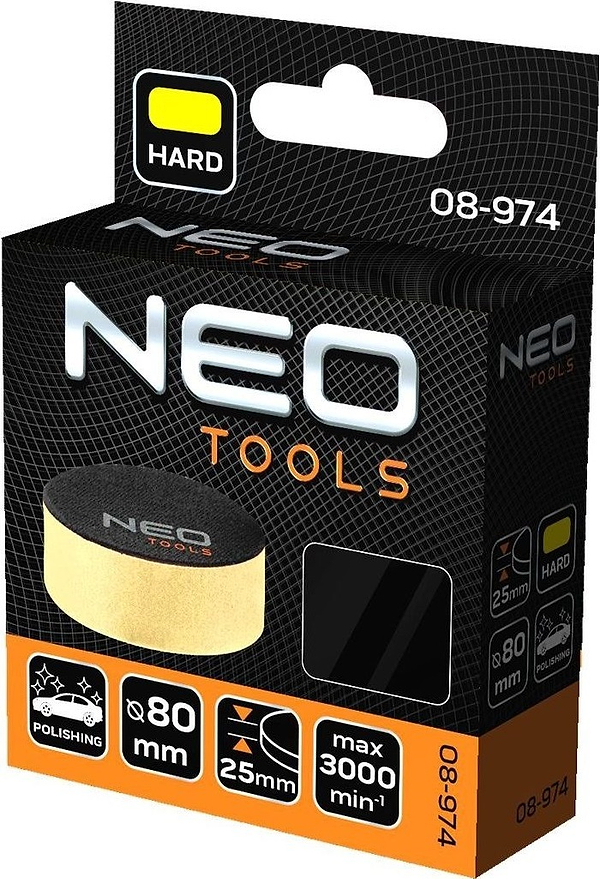 Фото - Круг шліфувальний Neo Tools 80x25 мм (08-974)