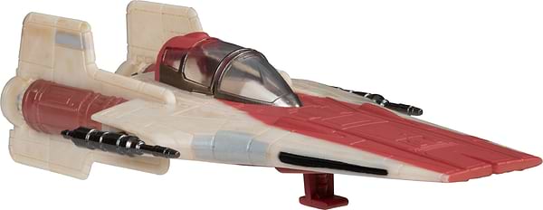 Фото - Коллекционная фигурка STAR WARS Small Vehicle Транспорт и фигурка A-Wing 7.5 см (SWJ0079)