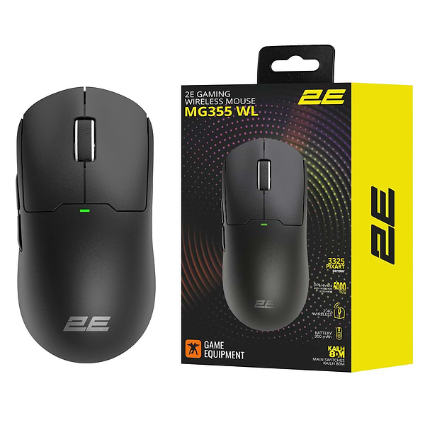 Фото - Мышь беспроводная игровая 2E Gaming MG355 WL Black (2E-MG355UBK-WL)