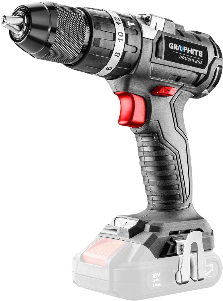 Дрель-шуруповерт GRAPHITE Energy+ без АКБ и ЗУ (58G020)