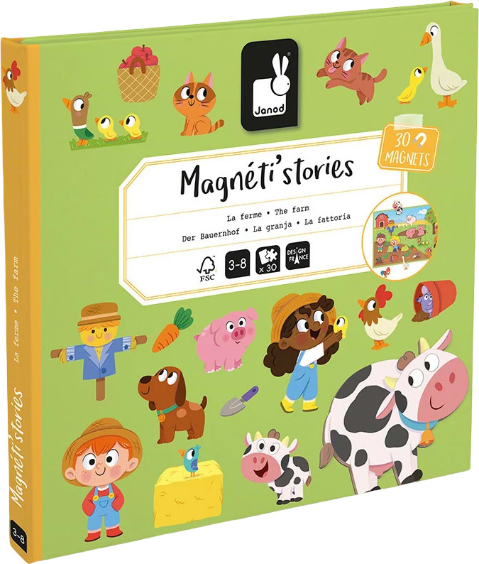 Купити Настільна гра (3-4 роки) Janod Ферма 30 ел. (J05451) - Фото 1 Настільна гра (3-4 роки) Janod Ферма 30 ел. (J05451) - Фото 1