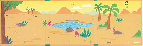 Фото - Настільна гра (3-4 роки) Janod Динозаври 30 ел. (J05450)